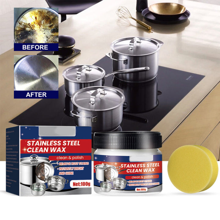 Lisslune | Stainless Steel Stain Cleaning Wax