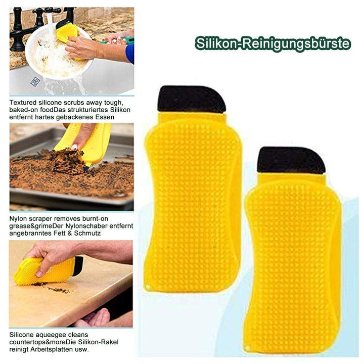 Lisslune | 3-in-1 Silicone Cleaning Brush