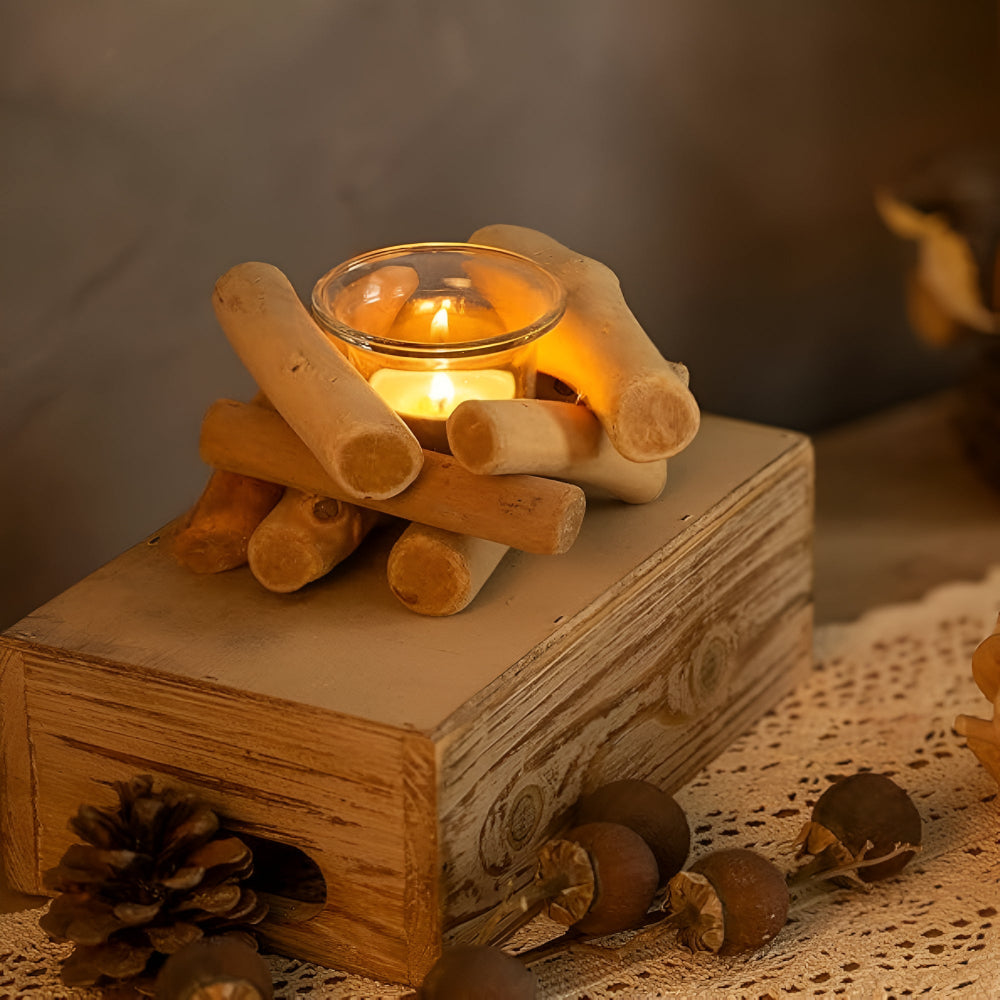 Lisslune | Driftwood Haven Candle Holder
