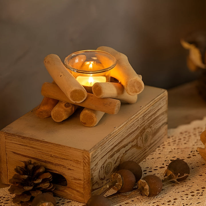 Lisslune | Driftwood Haven Candle Holder
