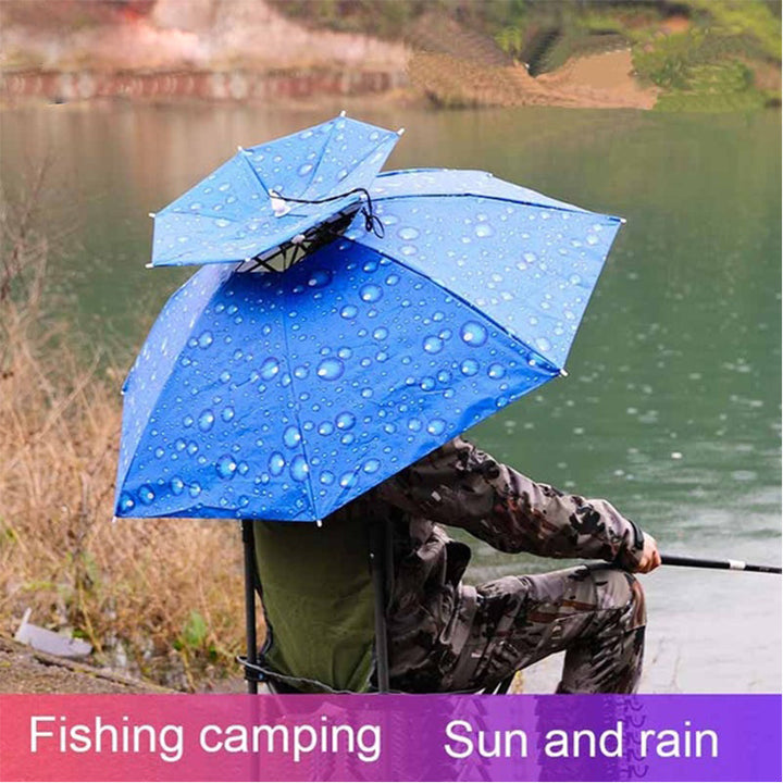 Lisslune | Outdoor Double-Layer Rain Umbrella Hat