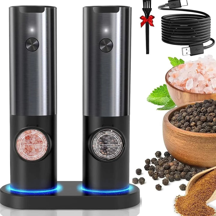 Lisslune | Noble Electric Salt and Pepper Mill with Battery