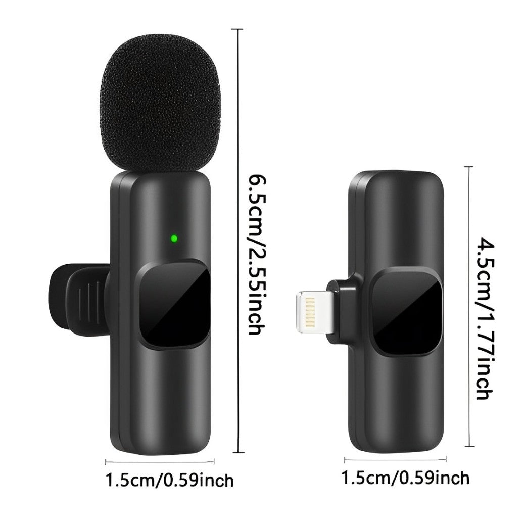 Lisslune | Pro Wireless Lavalier Microphone - Effortless Audio Capture Anywhere