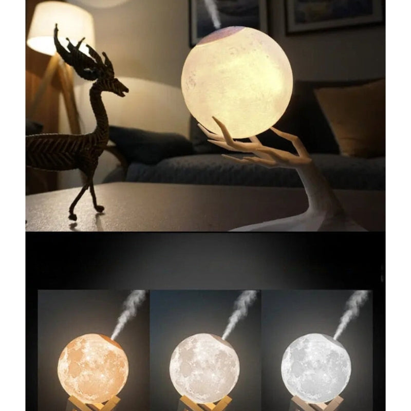 Lisslune | MistLume rechargeable lamp & air humidifier
