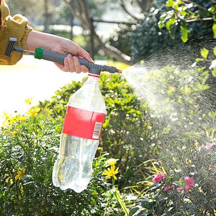 Lisslune | Universal Bottle Garden Sprayer with High Pressure Nozzle – For Plant Watering and Cleaning