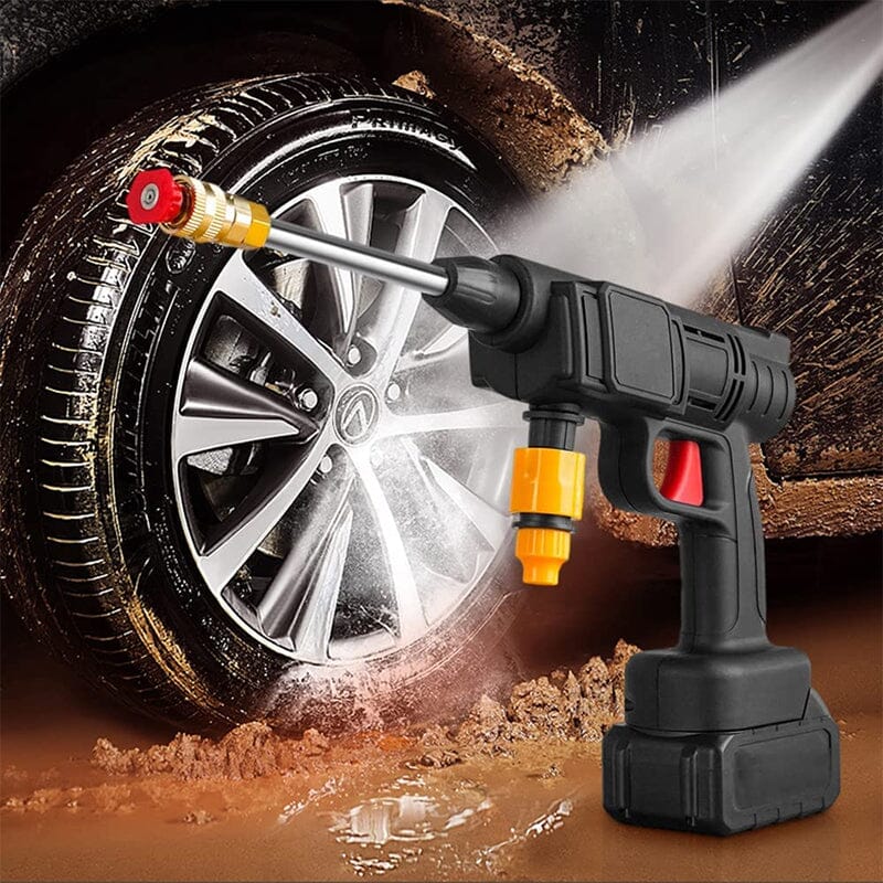 Lisslune | Cordless Portable High Pressure Spray Water Gun Set | Ideal for Cleaning Cars, Patios & Garden Furniture