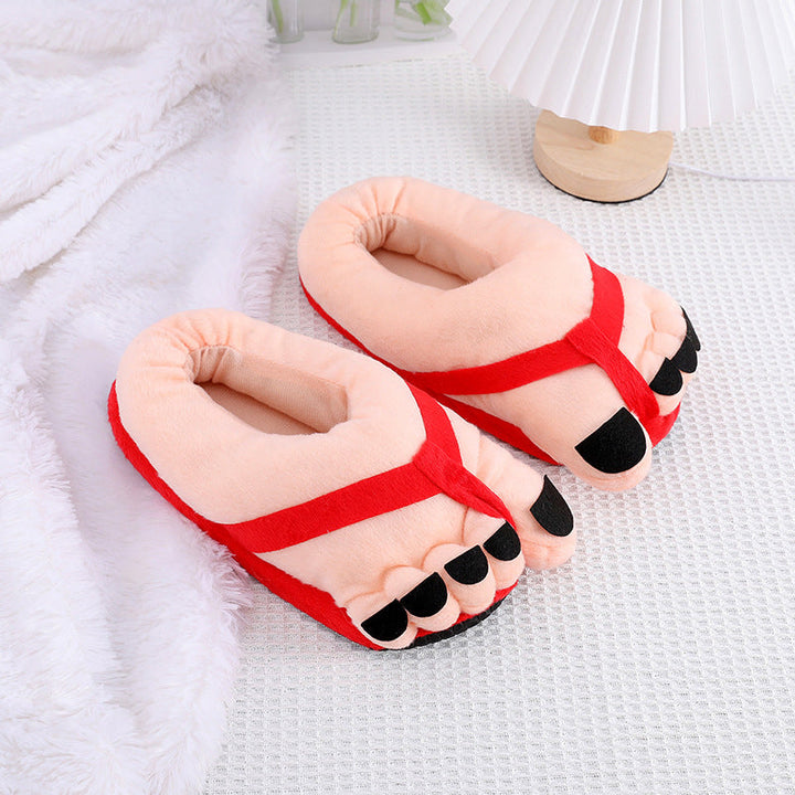 Lisslune | Funny Foot Plush Novelty Slippers