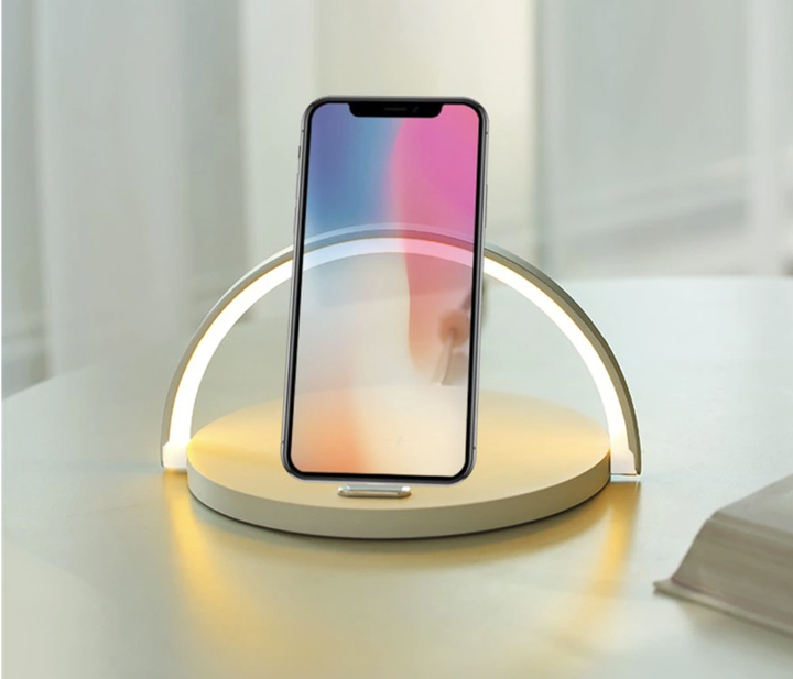 Lisslune | Bowlight Design 3-in-1 Night Light – Wireless Charger & Lamp