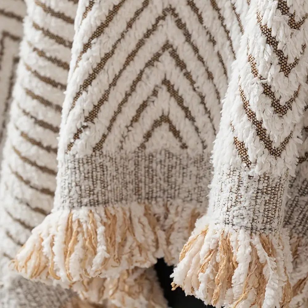 Lisslune | Stripe Herringbone Sofa Cover