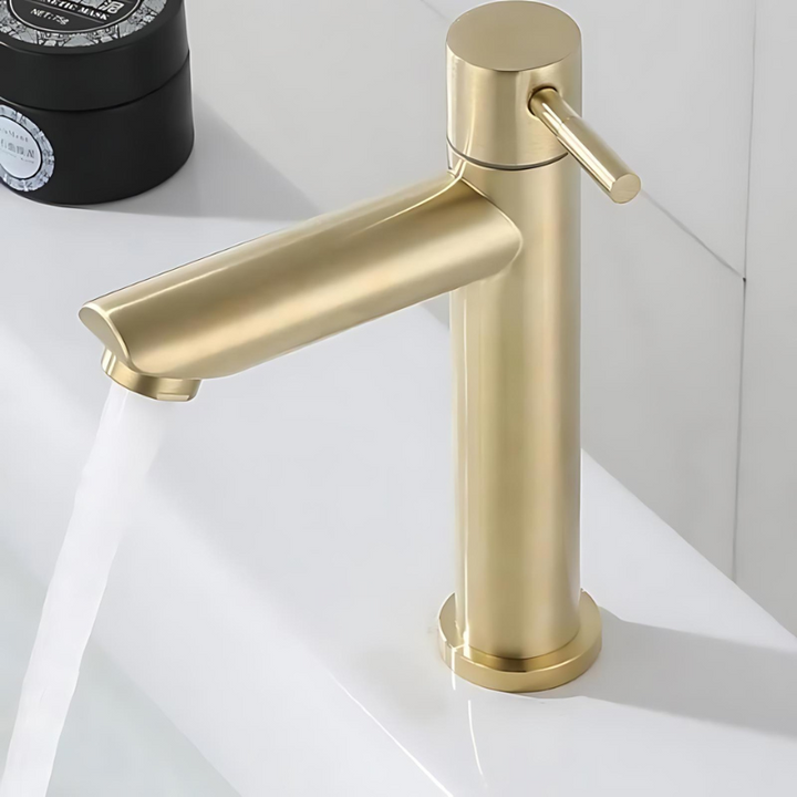 Lisslune | EcoGold | Modern Single Lever Bathroom Faucet