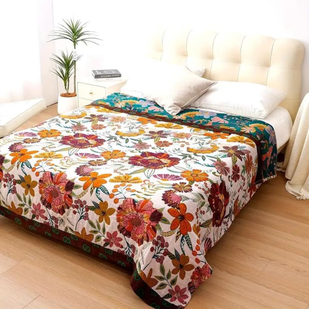 Lisslune | ILOW - Smooth Floral blanket
