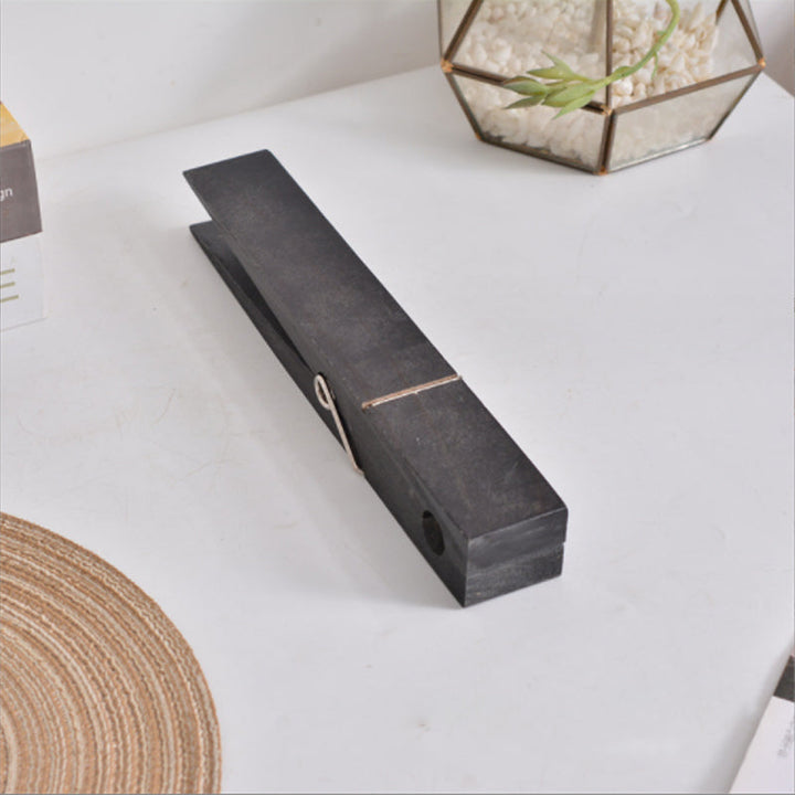 Lisslune | Clothespin Bathroom Towel Holder