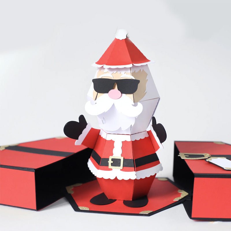Lisslune | 3D-Popup-Box-Card "Santa Claus Prank"