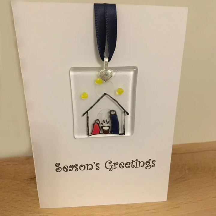 Lisslune | Handmade Christmas card ornaments