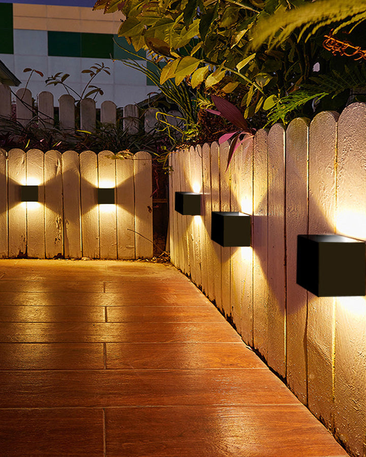 Lisslune | LED Outdoor Up Down Wall Light | Waterproof Metal Fixture for Patio. Garden & Entryway Illumination