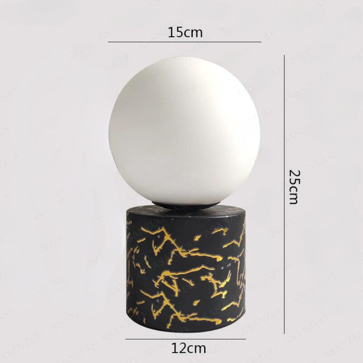 Lisslune | GuldAccenter - Elegant Globe Table Lamp