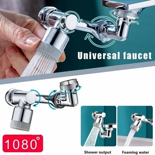 Lisslune | Barea - Universal rotatable 1080° robotic faucet - Rotate your faucet however you want!