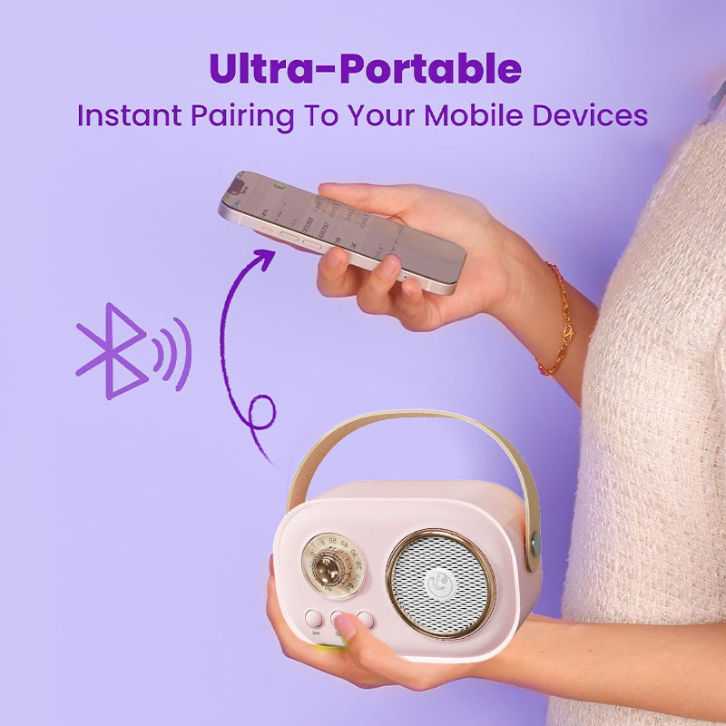 Lisslune | Portable Bluetooth Speaker with Wireless Microphone