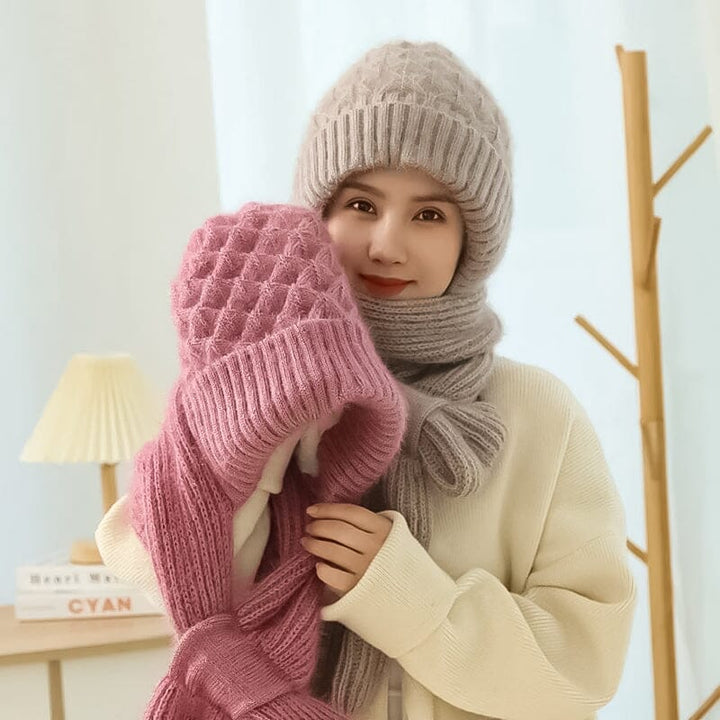 Lisslune | Integrated Hearing Protection Windproof Hat Scarf