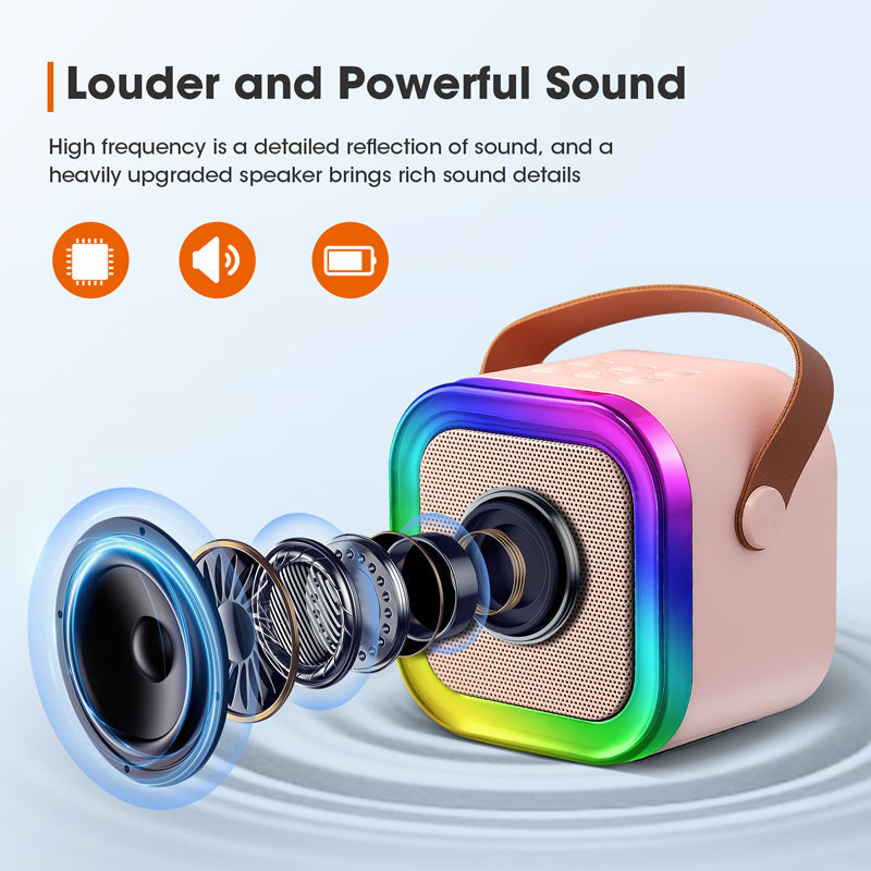 Lisslune | Mini karaoke machine with wireless microphones