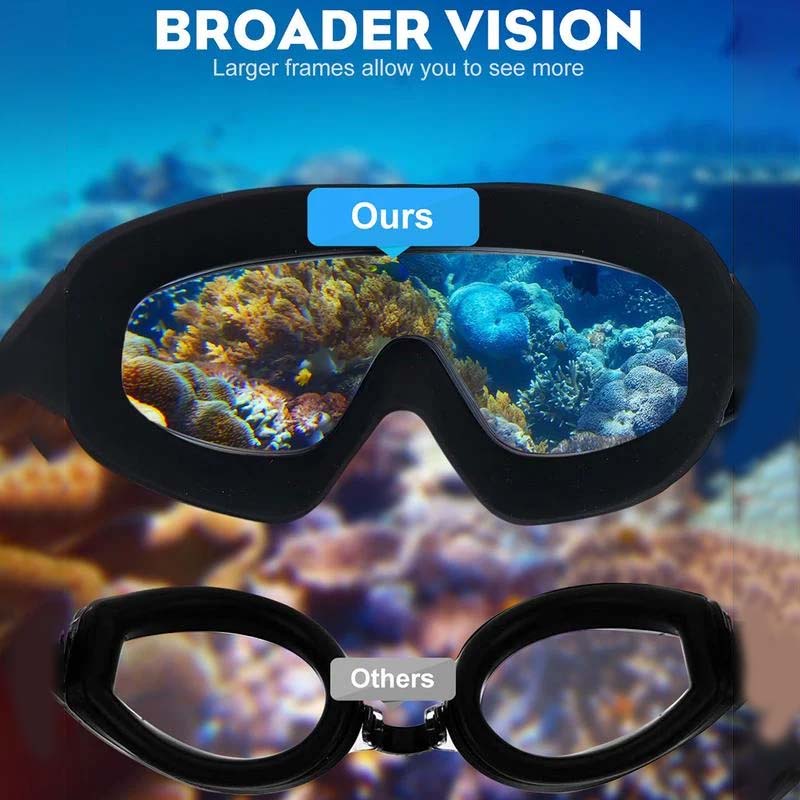 Lisslune | Wide View Anti-Fog Swim Goggles
