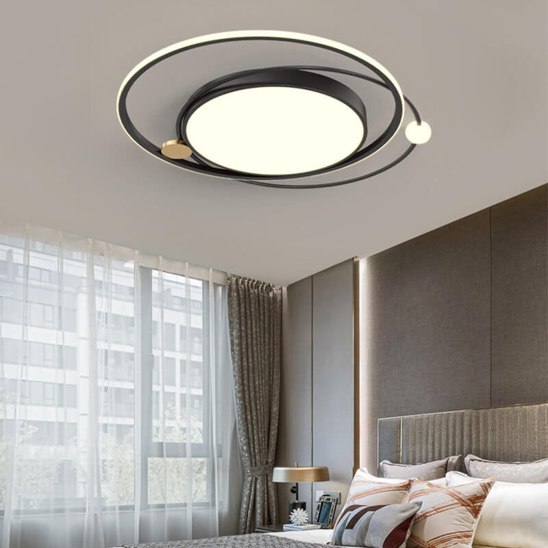 Lisslune | Nordic Round Circle LED Ceiling Light flush mounted