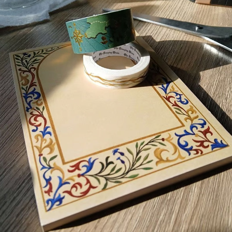 Lisslune | Stationery of the medieval notepad series