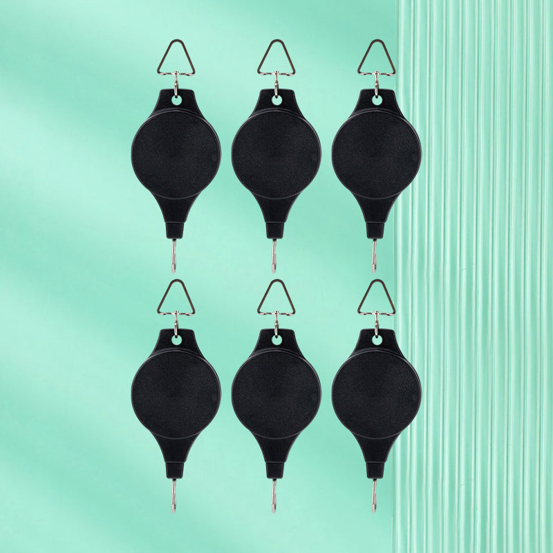 Lisslune | Retractable Hook, Plant Pulley for Garden Pots and Bird Feeders