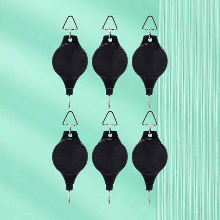 Lisslune | Retractable Hook, Plant Pulley for Garden Pots and Bird Feeders