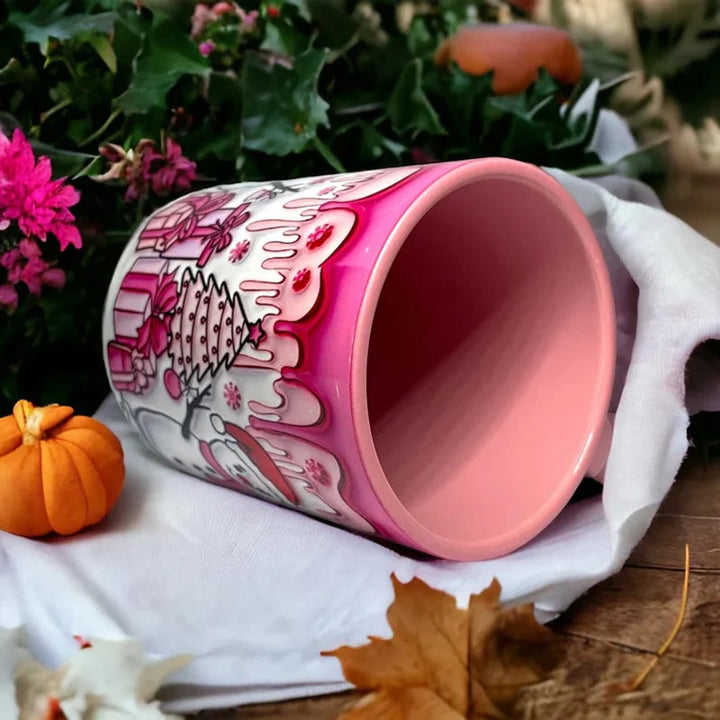 Lisslune | Pumpkin coffee mug with ghost
