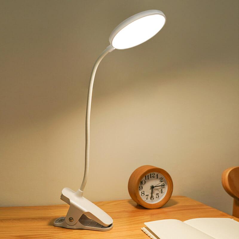 Lisslune | Simple LED Clip Desk Lamp Rechargeable Eye Protection Night Light