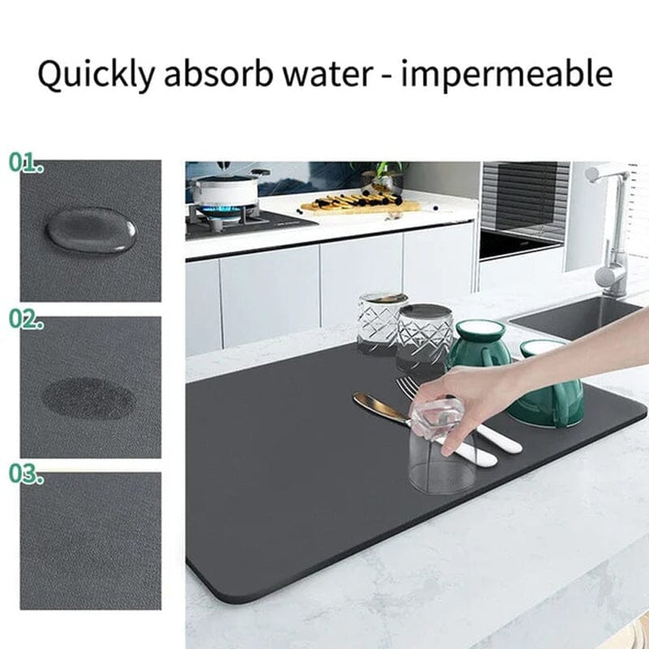 Lisslune | Kitchen Super Absorbent Draining Mat