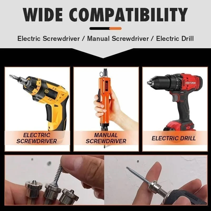 Lisslune | Magnetic Positioning Screwdriver Bits (5 pieces)