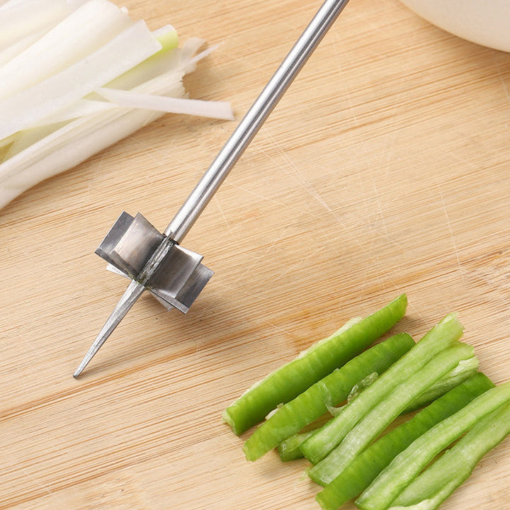 Lisslune | Stainless Steel Plum Blossom Onion Cutter