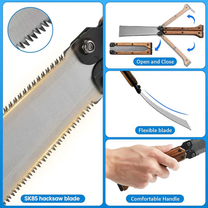 Lisslune | Portable Foldable Double-Sided Saw