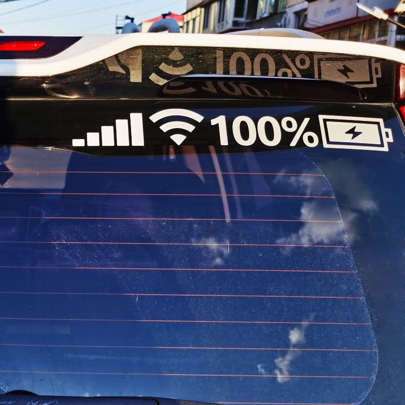 Lisslune | Reflective Battery Signal Sticker