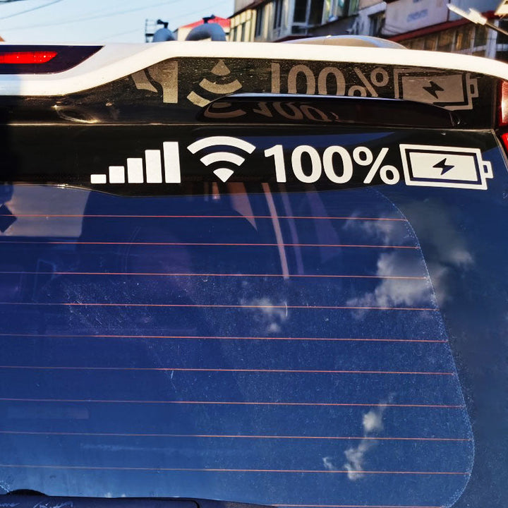 Lisslune | Reflective Battery Signal Sticker