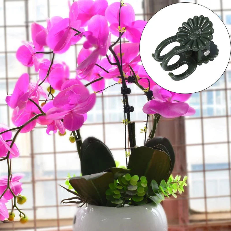 Lisslune | Mounting clip for plants and flowers on support poles