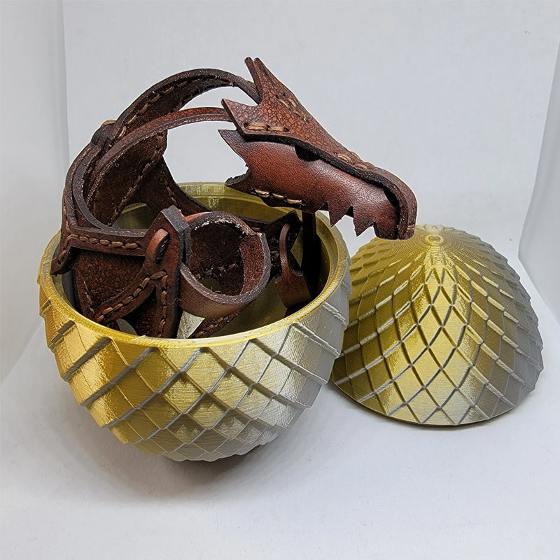 Lisslune | Leather Hand Dragon Bracelet