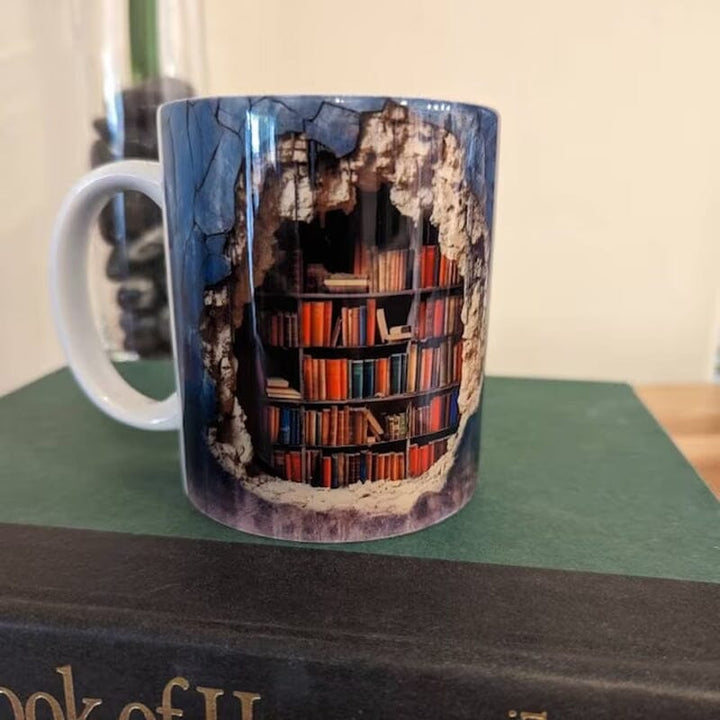 Lisslune | 3D Bookshelf Mug