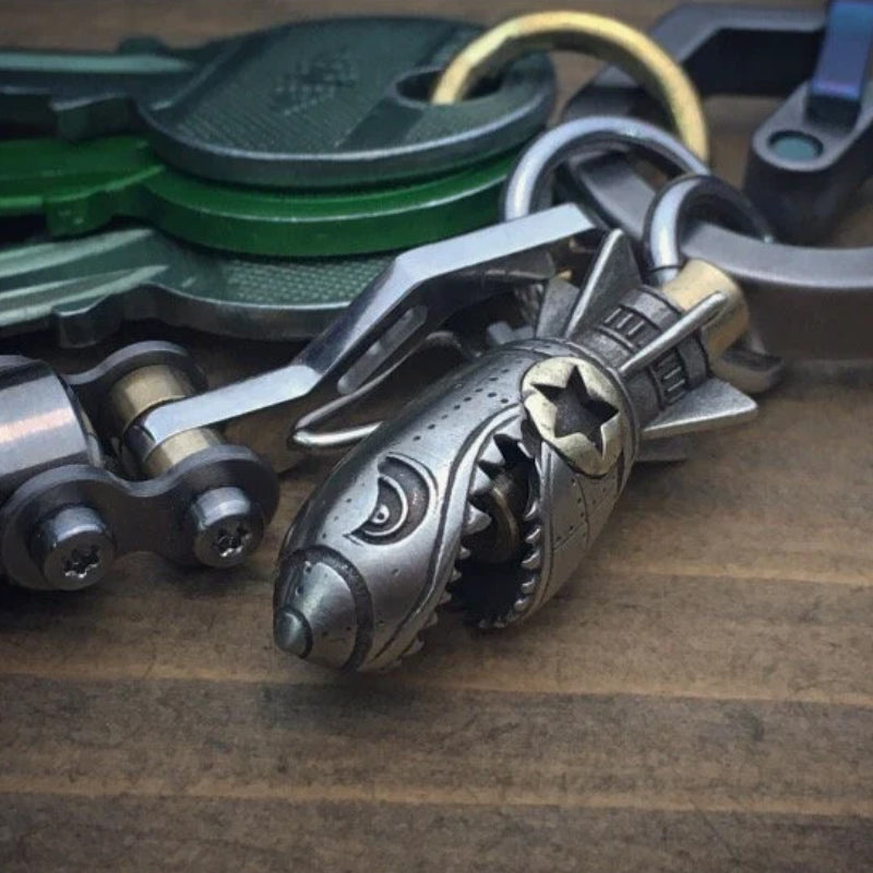 Lisslune | Shark Rocket Bomb Keychain