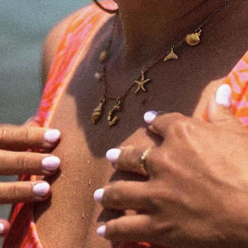 Lisslune | Ocean letter chain