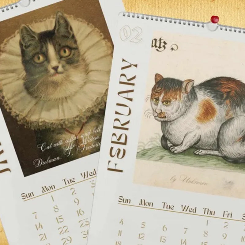 Lisslune | 2024 Wall Calendar, Funny Art Novelty Gift