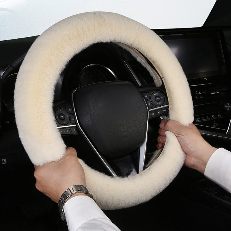 Lisslune | Universal Plush Steering Wheel Cover