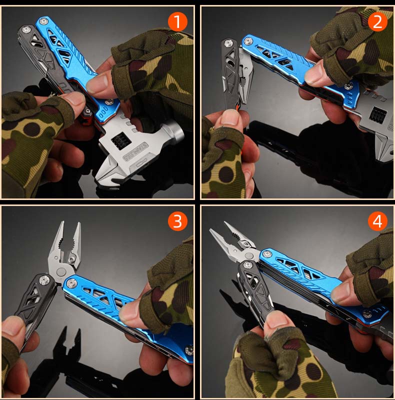 Skorter | Multifunctional Stainless Steel Folding Body Ball Hammer