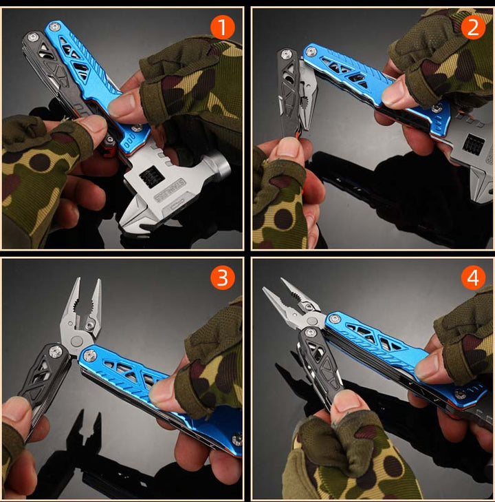 Skorter | Multifunctional Stainless Steel Folding Body Ball Hammer