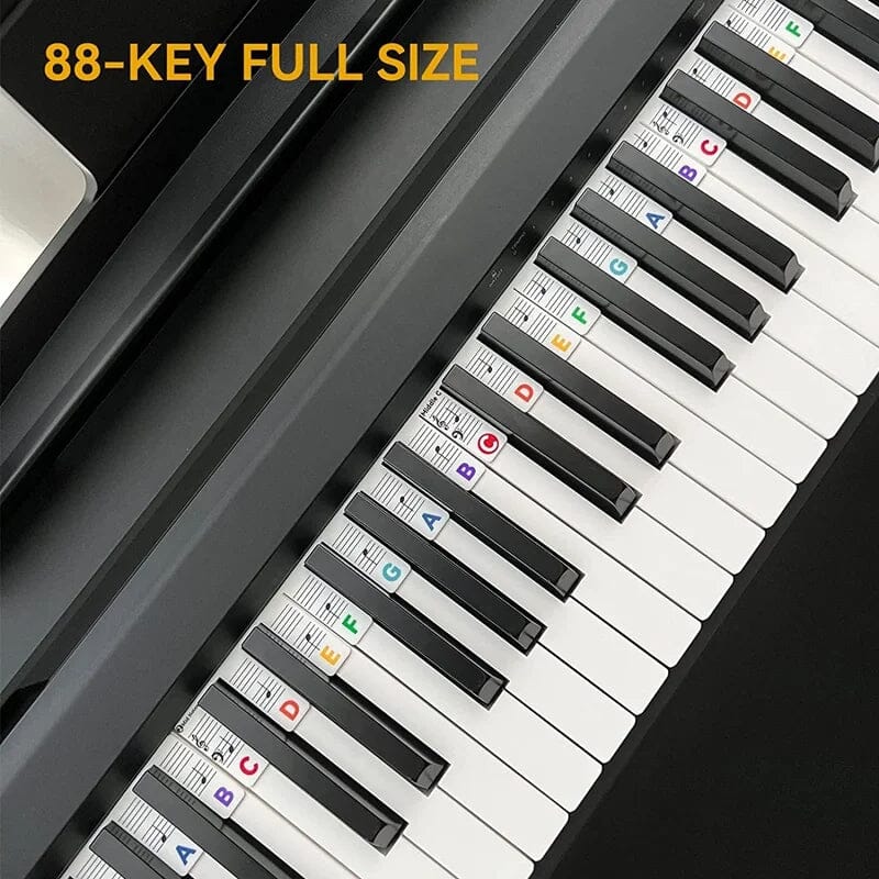 Lisslune | Removable Piano Keyboard Note Labels