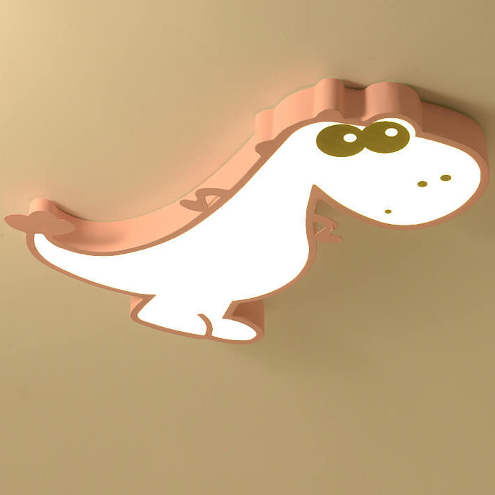 Lisslune | DinoBright LED Ceiling Light | Creative Dinosaur Design | Children's Room Lamp | Warm & White Light | Dimmable