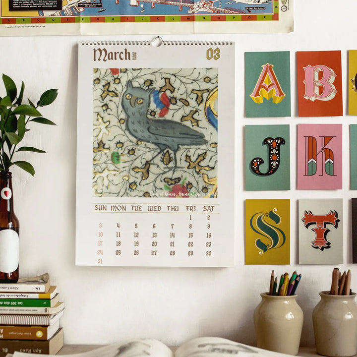 Lisslune | Medieval Owl Calendar