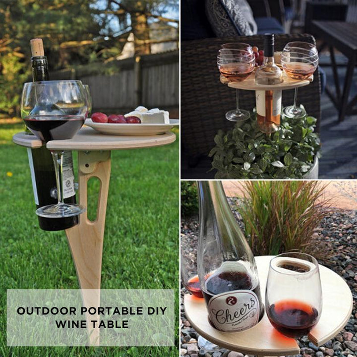Lisslune | Outdoors portable DIY wine table